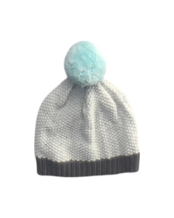 A Grey Winter Hats from Seed in size Newborn for boy. (Back View)