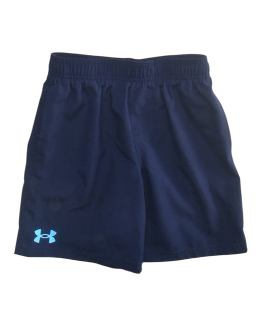 A Navy Active Shorts from Under Armour in size 6T for boy. (Front View)