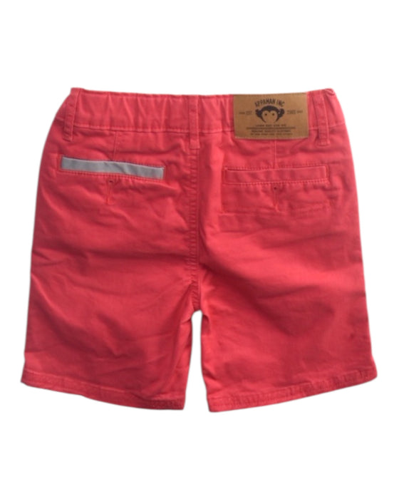 A Red Shorts from Appaman in size 5T for boy. (Back View)