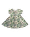 A Multicolour Short Sleeve Dresses from Roses & Rhinos in size 12-18M for girl. (Front View)