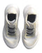 A White Sneakers from Adidas in size 7Y for boy. (Back View)