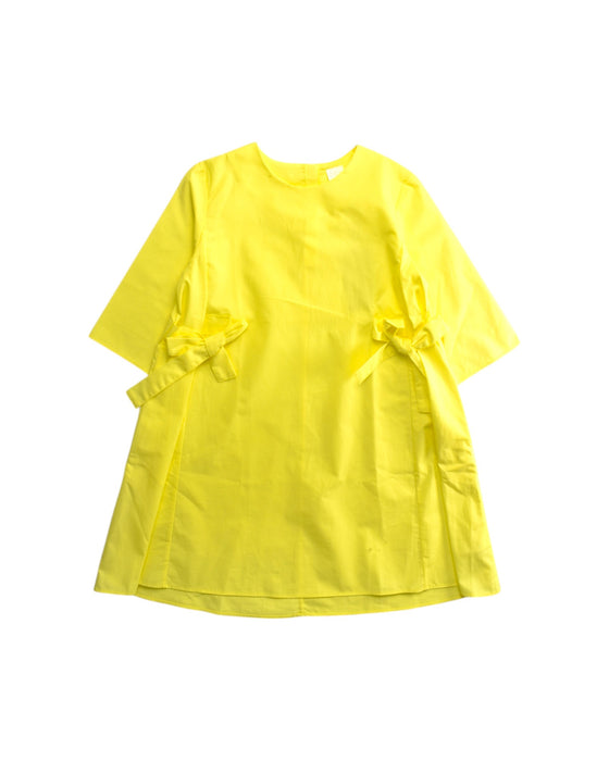 A Yellow Long Sleeve Dresses from COS in size 4T for girl. (Front View)