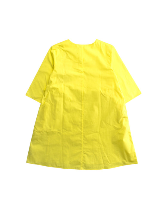 A Yellow Long Sleeve Dresses from COS in size 4T for girl. (Back View)