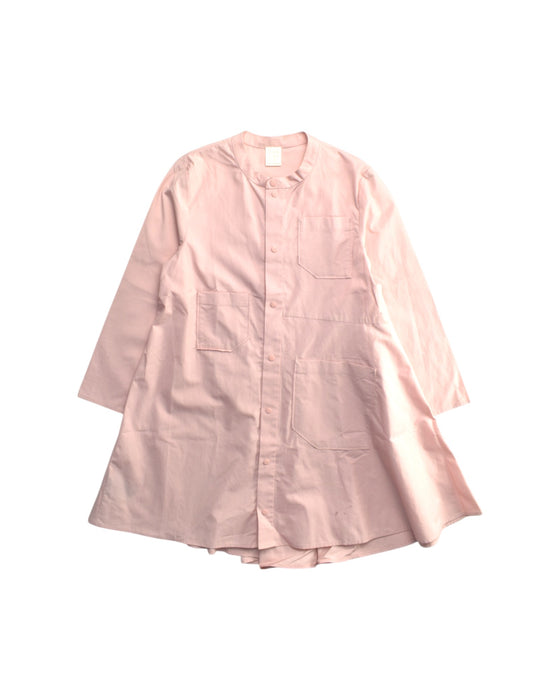 A Pink Long Sleeve Dresses from COS in size 6T for girl. (Front View)