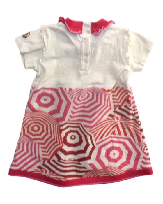 A Multicolour Short Sleeve Dresses from Moncler in size 18-24M for girl. (Back View)