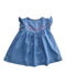 A Blue Sleeveless Dresses from Tartine et Chocolat in size 12-18M for girl. (Front View)