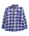 A Blue Long Sleeve Shirts from Mayoral in size 5T for boy. (Front View)