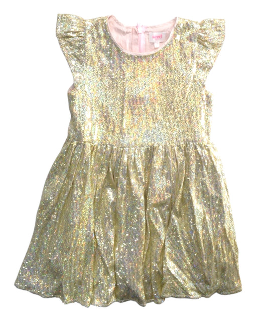 A Multicolour Sleeveless Dresses from Seed in size 7Y for girl. (Front View)