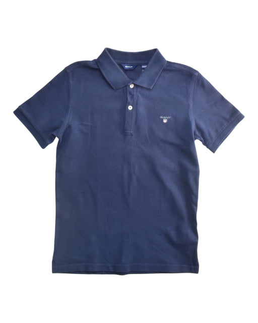 A Navy Short Sleeve Polos from GANT in size 11Y for boy. (Front View)