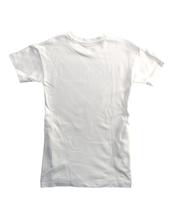 A White Short Sleeve T Shirts from Moschino in size 8Y for girl. (Back View)