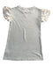 A Grey Short Sleeve Tops from Crewcuts in size 4T for girl. (Back View)