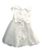 A White Short Sleeve Dresses from Monsoon in size 5T for girl. (Back View)