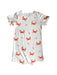 A White Short Sleeve Rompers from Le Petit Society in size 12-18M for boy. (Back View)