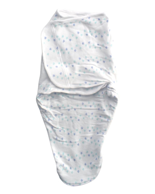 A White Swaddles from Aden & Anais in size 0-3M for boy. (Front View)
