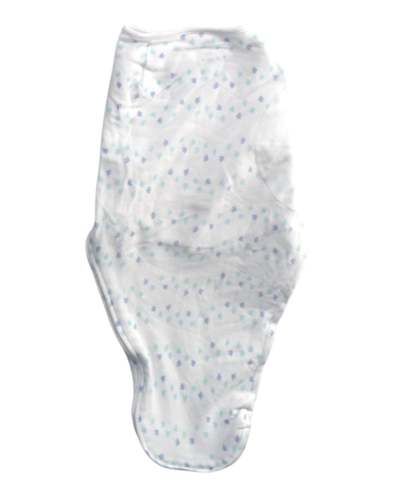 A White Swaddles from Aden & Anais in size 0-3M for boy. (Back View)