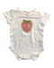 A White Short Sleeve Bodysuits from Seed in size 0-3M for girl. (Front View)