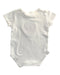 A White Short Sleeve Bodysuits from Seed in size 0-3M for girl. (Back View)