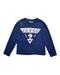 A Navy Long Sleeve T Shirts from Guess in size 5T for boy. (Front View)