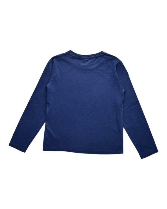 A Navy Long Sleeve T Shirts from Guess in size 5T for boy. (Back View)