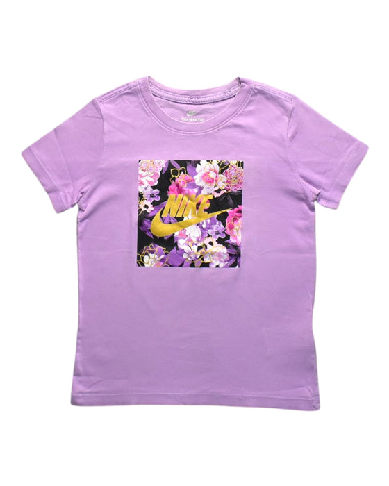 A Purple Short Sleeve T Shirts from Nike in size S for girl. (Front View)