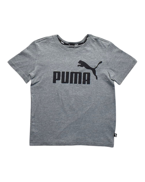 A Grey Short Sleeve T Shirts from Puma in size 9Y for boy. (Front View)