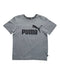 A Grey Short Sleeve T Shirts from Puma in size 9Y for boy. (Front View)