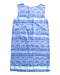 A Blue Sleeveless Dresses from Vineyard Vines in size 14Y for girl. (Back View)