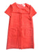 A Red Short Sleeve Dresses from Brooks Brothers in size 12Y for girl. (Front View)