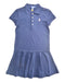 A Navy Short Sleeve Dresses from Polo Ralph Lauren in size 12Y for girl. (Front View)