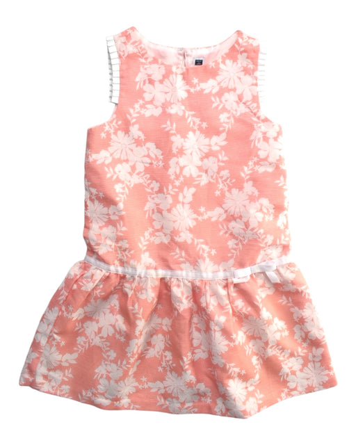 A Peach Sleeveless Dresses from Janie & Jack in size 8Y for girl. (Front View)