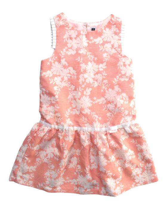 A Peach Sleeveless Dresses from Janie & Jack in size 8Y for girl. (Front View)