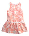 A Peach Sleeveless Dresses from Janie & Jack in size 8Y for girl. (Front View)