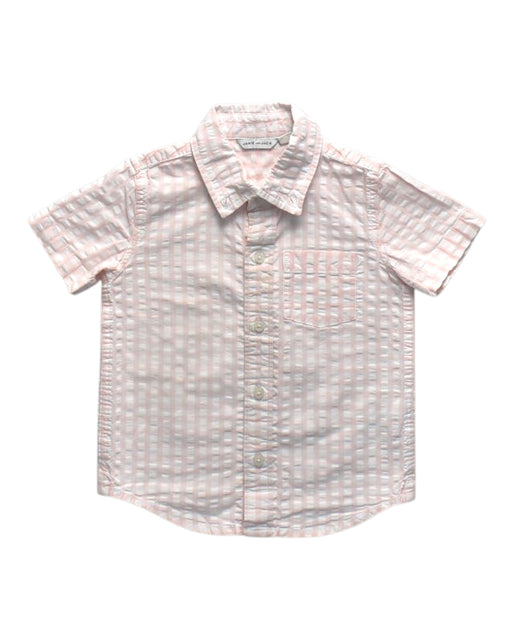 A Pink Short Sleeve Shirts from Janie & Jack in size 18-24M for boy. (Front View)