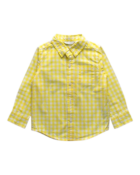 A Yellow Long Sleeve Shirts from Janie & Jack in size 18-24M for boy. (Front View)