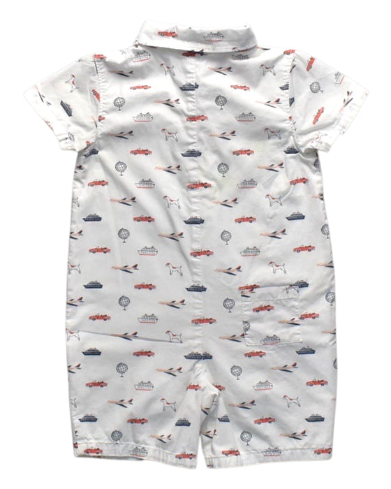 A Multicolour Short Sleeve Rompers from Janie & Jack in size 18-24M for boy. (Back View)