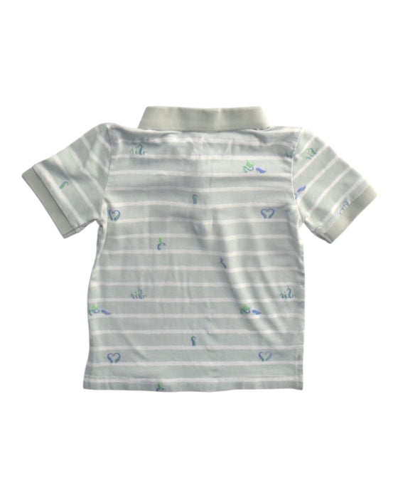A Grey Short Sleeve Polos from Elly in size 6-12M for boy. (Back View)