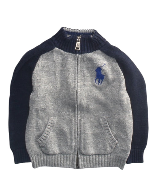 A Grey Lightweight Jackets from Polo Ralph Lauren in size 2T for boy. (Front View)