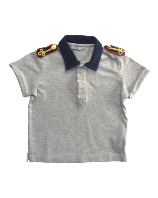 A Grey Short Sleeve Polos from Nicholas & Bears in size 12-18M for boy. (Front View)