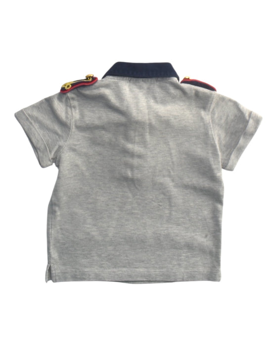 A Grey Short Sleeve Polos from Nicholas & Bears in size 12-18M for boy. (Back View)