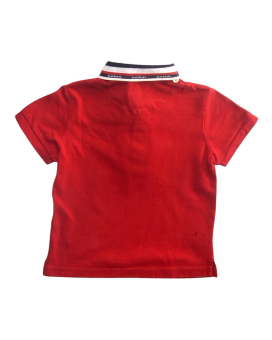 A Red Short Sleeve Polos from Nicholas & Bears in size 12-18M for boy. (Back View)