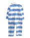 A Blue Long Sleeve Rompers from Janie & Jack in size 12-18M for boy. (Back View)