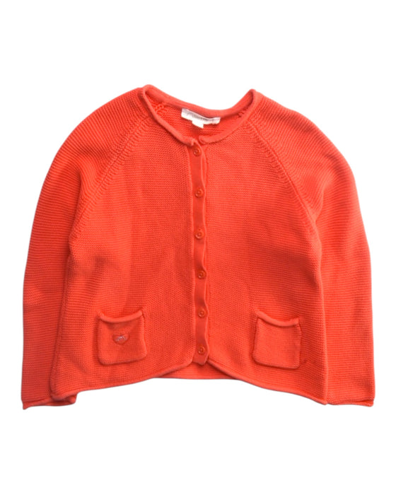 A Red Cardigans from Chateau de Sable in size 8Y for girl. (Front View)