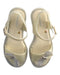A Beige Sandals from Mini Melissa in size 7Y for girl. (Back View)