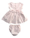 A Pink Dress Sets from Natalys in size 3-6M for girl. (Back View)