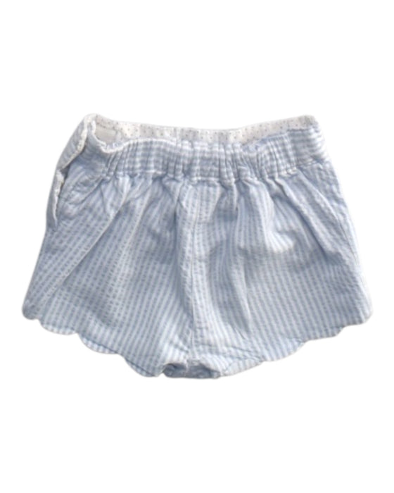 A White Shorts from Cyrillus in size 3-6M for girl. (Back View)