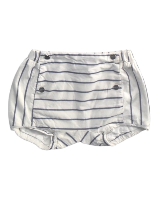 A White Bloomers from Jacadi in size 3-6M for girl. (Front View)