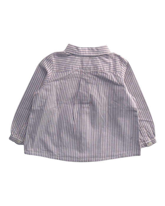 A Blue Long Sleeve Shirts from Bonpoint in size 12-18M for boy. (Back View)