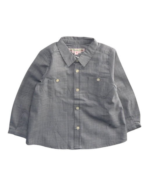 A Grey Long Sleeve Shirts from Bonpoint in size 12-18M for boy. (Front View)