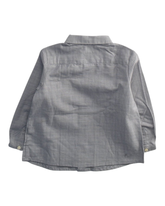 A Grey Long Sleeve Shirts from Bonpoint in size 12-18M for boy. (Back View)