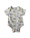 A Yellow Short Sleeve Bodysuits from Aden & Anais in size 0-3M for boy. (Front View)